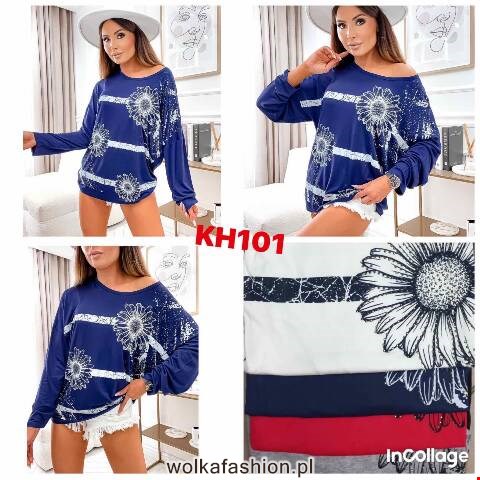 Bluzka damskie KH101 Mix kolor L-2XL