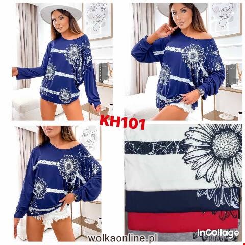 Bluzka damskie KH101 Mix kolor L-2XL