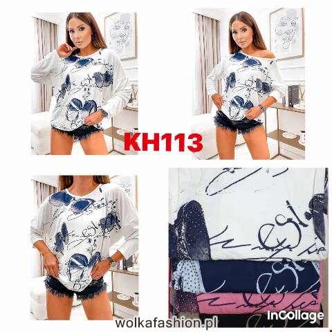 Bluzka damskie KH113 Mix kolor L-2XL