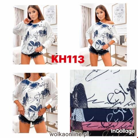 Bluzka damskie KH113 Mix kolor L-2XL