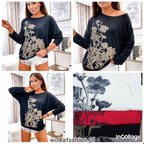 Bluzka damskie 1327 Mix kolor L-2XL