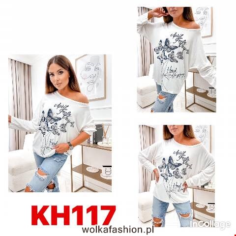 Bluzka damskie KH117 Mix kolor L-2XL