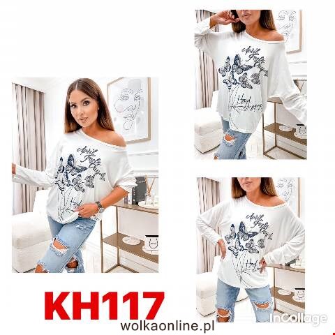 Bluzka damskie KH117 Mix kolor L-2XL