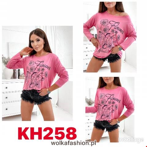 Bluzka damskie KH258 Mix kolor L-2XL