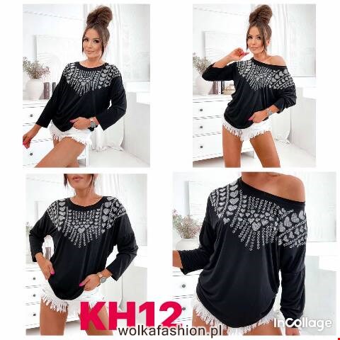 Bluzka damskie KH12 Mix kolor L-2XL