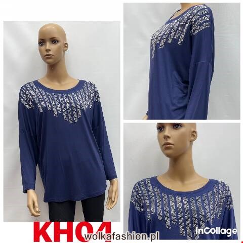 Bluzka damskie KH04 Mix kolor L-2XL