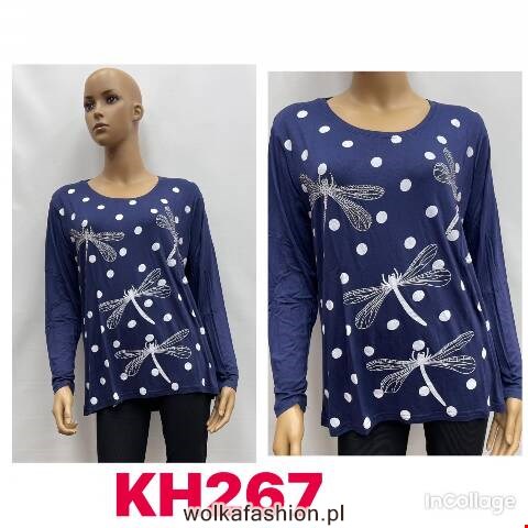 Bluzka damskie KH267 Mix kolor L-2XL