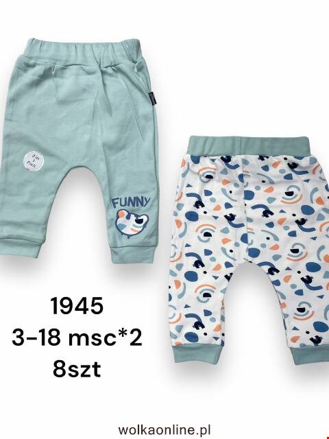 Spodnie chłopięce 1945 1 kolor 3-18 (Towar Tureckie)