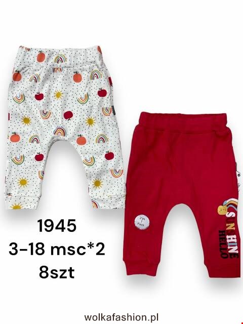 Spodnie dziewczęce 1945 1 kolor 3-18 (Towar Tureckie) 1