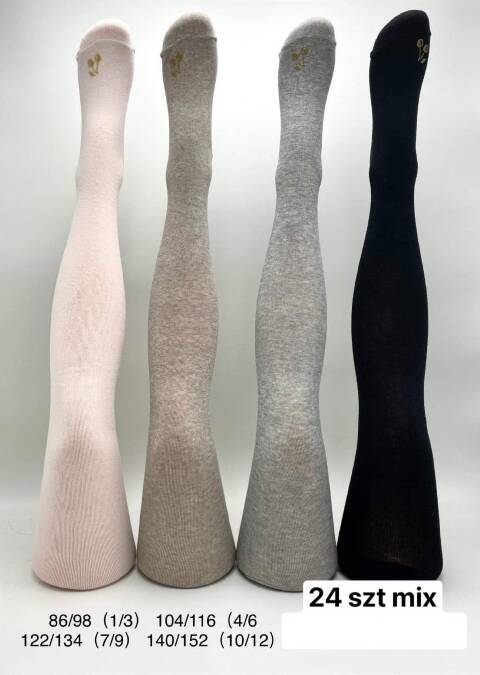 Rajstopy dziewczęce 1427 1 kolor 3-12 (Towar Tureckie) 1