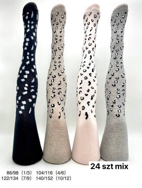 Rajstopy dziewczęce 1428 1 kolor 3-12 (Towar Tureckie) 1