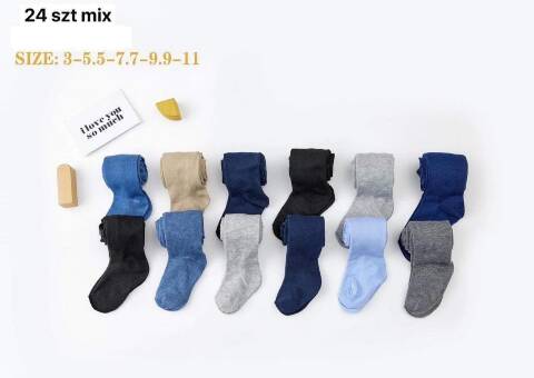 Rajstopy dziewczęce 1474 Mix kolor 3-11 (Towar Tureckie)