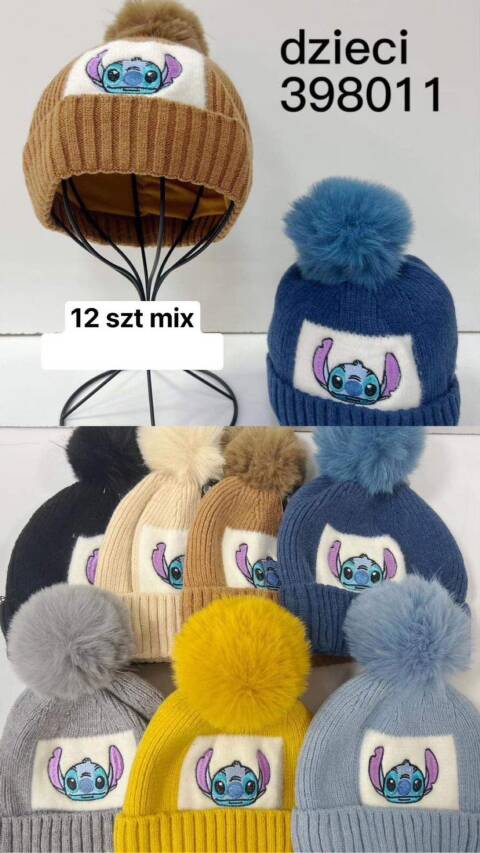 Czapka chłopięca 398011 Mix kolor Standard (Towar Tureckie)
