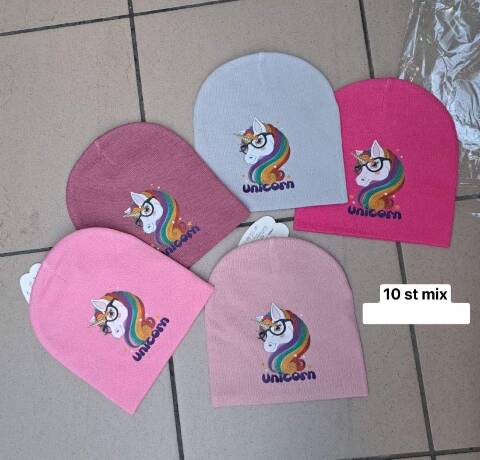 Czapka  dziewczęca 1506 Mix kolor Standard (Towar Tureckie) 1