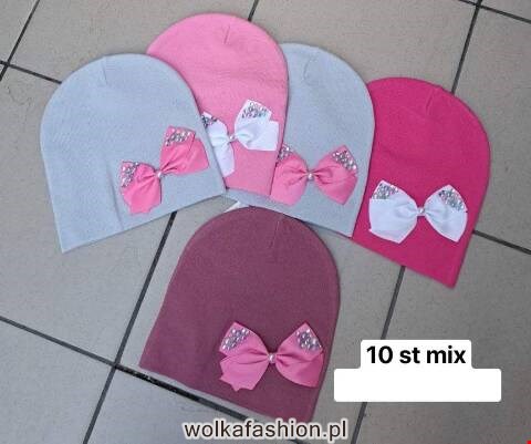 Czapka  dziewczęca 1508 Mix kolor Standard (Towar Tureckie) 1