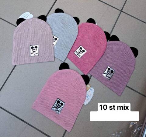 Czapka  dziewczęca 1512 Mix kolor Standard (Towar Tureckie) 1