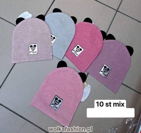 Czapka  dziewczęca 1512 Mix kolor Standard (Towar Tureckie) 1