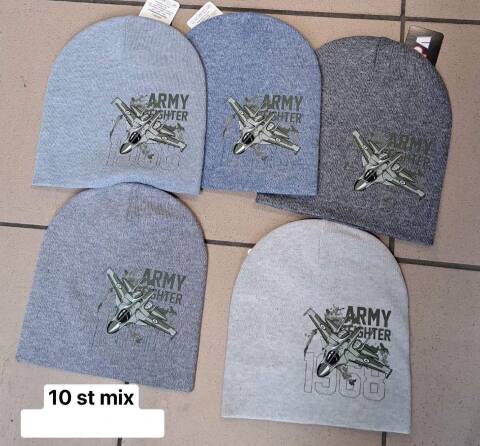 Czapka chłopięca 1522 Mix kolor Standard (Towar Tureckie)