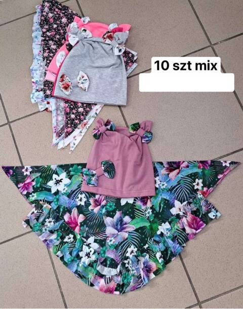 Komplet dziewczęcy 1524 Mix kolor Standard (Towar Tureckie) 1