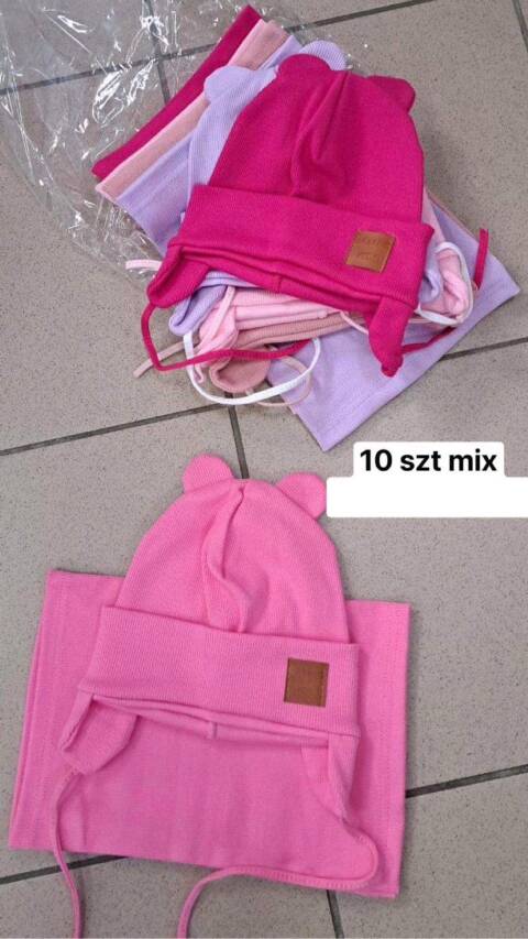 Komplet dziewczęcy 1533 Mix kolor Standard (Towar Tureckie)