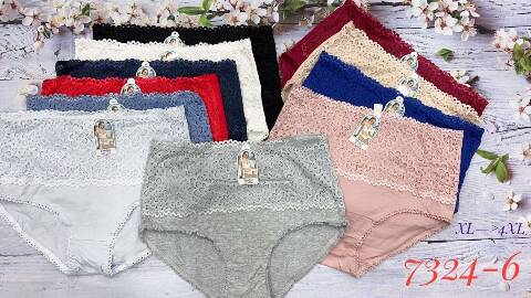Majtki damskie 7324-6 Mix kolor XL-4XL 1