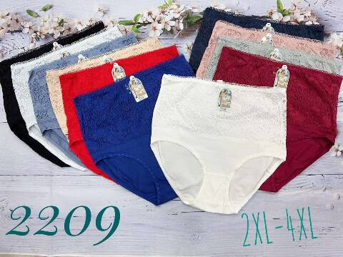 Majtki damskie 2209 Mix kolor 2XL-4XL