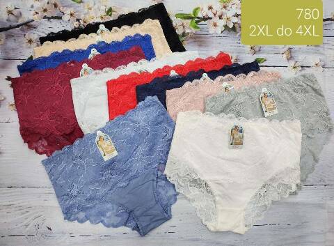 Majtki damskie 780 Mix kolor 2XL-4XL 1