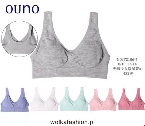 Topy dziecięce T2106-6 Mix kolor 8-14