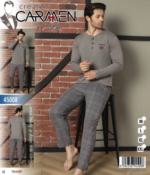 Piżama męskie 45008 1 kolor S-XL (Towar Tureckie) 1