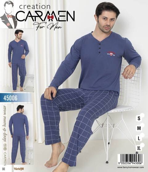Piżama męskie 45006 1 kolor S-XL (Towar Tureckie) 1