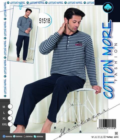 Piżama męskie 51518 1 kolor M-2XL (Towar Tureckie) 1