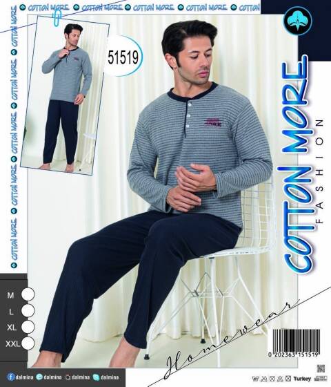 Piżama męskie 51519 1 kolor M-2XL (Towar Tureckie) 1