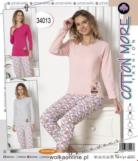 Piżama damskie 34013 1 kolor S-XL (Towar Tureckie)