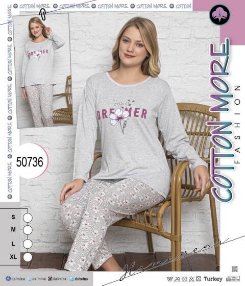 Piżama damskie 50736 1 kolor S-XL (Towar Tureckie)