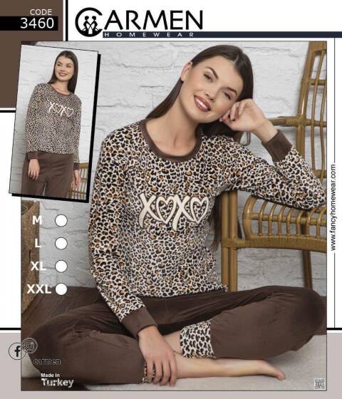 Piżama damskie 3460 1 kolor M-2XL (Towar Tureckie) 1