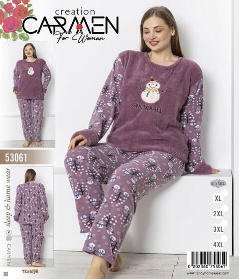 Piżama damska soft  54061 1 kolor XL-4XL (Towar Tureckie) 1