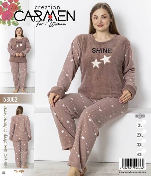 Piżama damska soft  54062 1 kolor XL-4XL (Towar Tureckie)