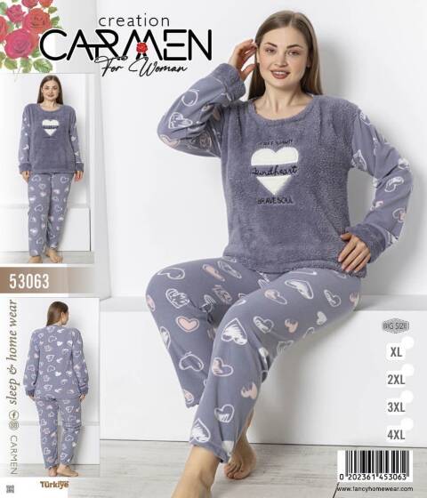 Piżama damska soft  54063 1 kolor XL-4XL (Towar Tureckie) 1