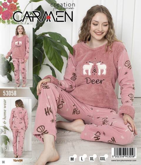 Piżama damska soft  53058 1 kolor M-2XL (Towar Tureckie)