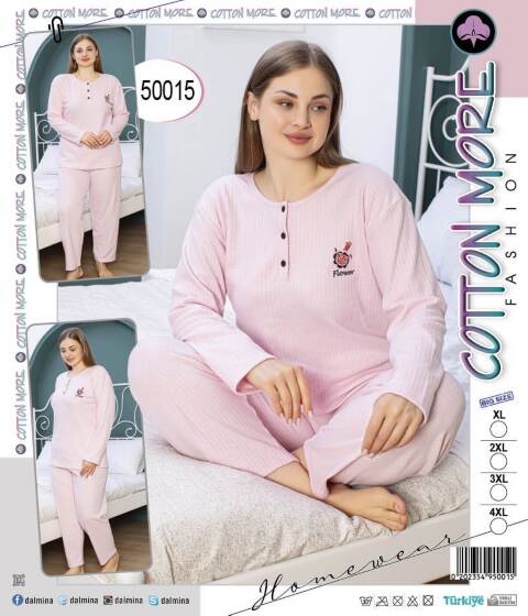 Piżama damska ocieplana  50015 1 kolor XL-4XL (Towar Tureckie) 1