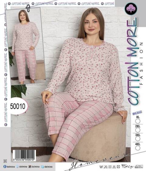 Piżama damska ocieplana  50010 1 kolor XL-4XL (Towar Tureckie) 1