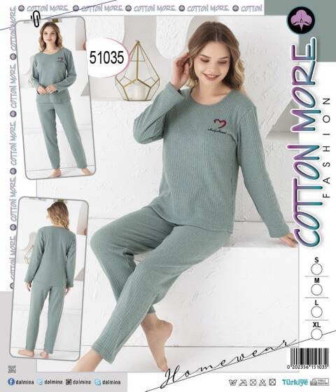 Piżama damska ocieplana  51035 1 kolor S-XL (Towar Tureckie) 1