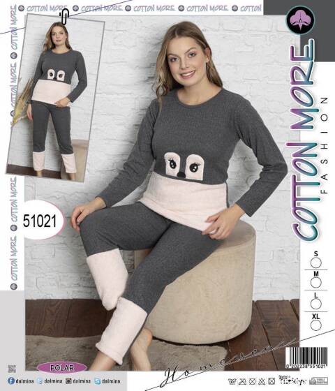 Piżama damska ocieplana  51021 1 kolor S-XL (Towar Tureckie) 1