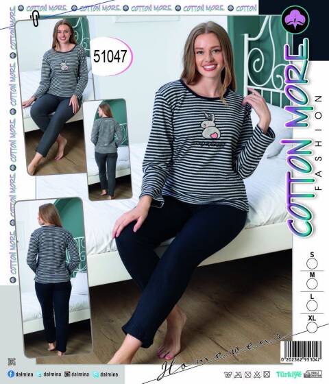 Piżama damska ocieplana 51047 1 kolor S-XL (Towar Tureckie) 1