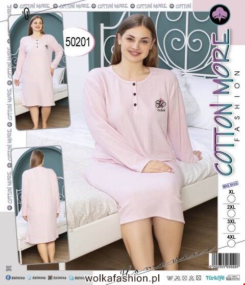 Komplet piżamy + szlafrok 3 części  50201 1 kolor XL-4XL (Towar Tureckie) 1