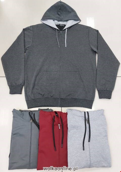 Bluza męskie 2892 1 kolor 3XL-6XL (Towar Tureckie)