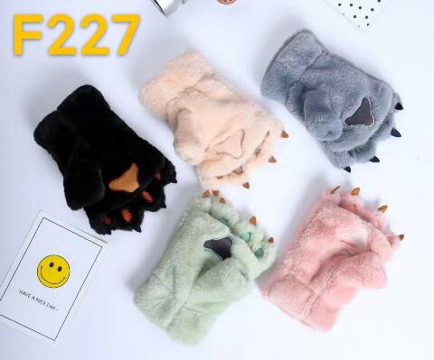 Rękawiczki dziewczęce 2952 Mix kolor Standard