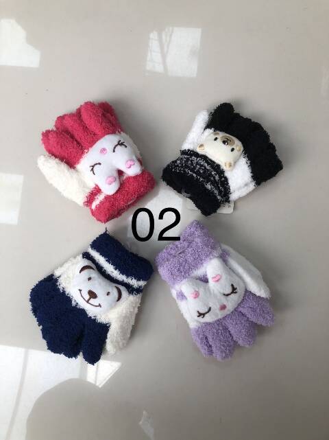 Rękawiczki dziewczęce 2954 Mix kolor Standard 1