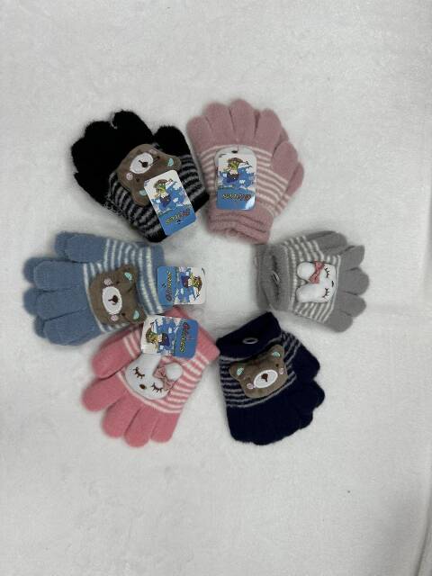 Rękawiczki dziewczęce 2956 Mix kolor Standard 1