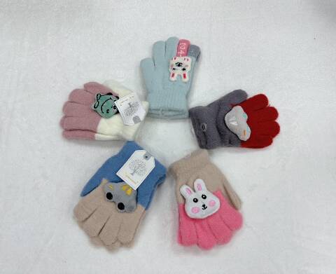 Rękawiczki dziewczęce 2959 Mix kolor Standard